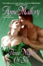 Three Nights of Sin by Anne Mallory Paperback Book