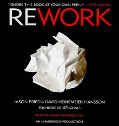 Rework by David Heinemeier Hansson Paperback Book