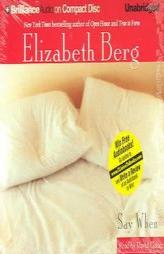 Say When by Elizabeth Berg Paperback Book