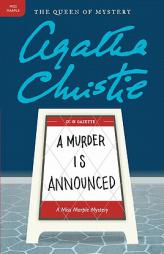 A Murder Is Announced: A Miss Marple Mystery by Agatha Christie Paperback Book